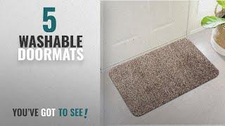 Top 10 Washable Doormats [2018 ]: Indoor Super Absorbs Mud Doormat Latex Backing Non Slip Door Mat