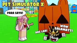 Pet Simulator X - Gift ni Crush  HUGE PUMPKIN CAT ft. SheyyynPlayz | Roblox Tagalog