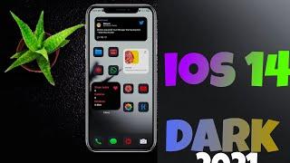 Dark iOS 14 nova Launcher setup 2021 Android home screen setup Looks Cool