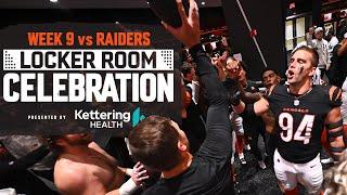 Week 9 vs. Las Vegas Raiders | Locker Room Celebration