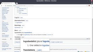 L: Logodaedalist: English: Wiktionary