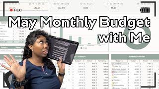 May 2025 Monthly Budget with Me | How I Track My Expenses