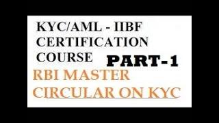 KYC/AML| IIBF 2022 | REMOTE PROCTORED EXAMS| IIBF| CERTIFICATE EXAMS