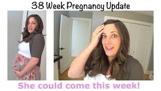 38 Week Update | 1 cm & 80% | Labor Signs | Nesting