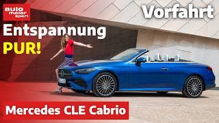 Mercedes CLE Cabrio: besser als Motorrad fahren?! – Vorfahrt (Review) | auto motor und sport