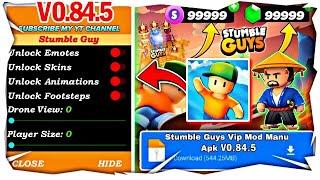 Stumble Guys Mod Apk v0.84.1 Latest Version 2025 - Unlock All Skins & Emot Abilities