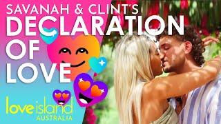 Clint and Savanah's Declaration of Love | Love Island Australia 2023