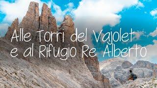 Giro alle Torri del Vajolet e al Rifugio Re Alberto sulle Dolomiti della  Val di Fassa #valdifassa