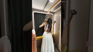 Single women live in a caravan#singlewoman#Torui#camping #RVtravel