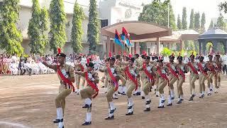 Republic Day 2022 NCC Cane Drill at Shri Chhatrapati Shivaji collage, Omerga, Dist -Osm, Maharashtra