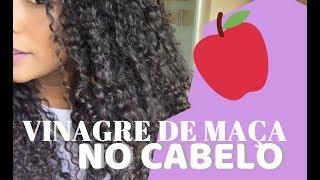 VINAGRE DE MAÇÃ NO CABELO COM RELAXAMENTO