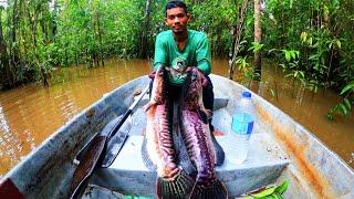 trip santai part1 hutan amazon terengganu menajur toman dan membubu keli limbat eps47 #toman #amazon