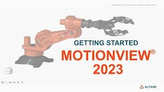 Getting Started with MotionView 2023