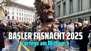 Fasnacht Basel 2025: Cortège am Mittwoch | Fasnachtsumzug | Guggenmusik | Switzerland