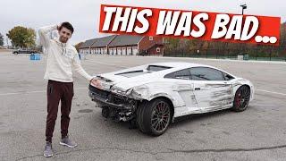 Crashing My New Lamborghini 5 Days Into Ownership! Track Day Gone Wrong!