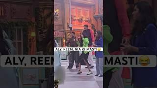 Aly Goni, Reem Shaikh & Nia Sharma Fun During Shoot for Laughter Chefs Season 2