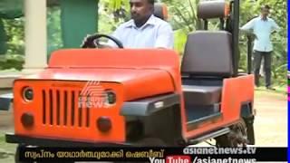 Shabeeb from Thodupuzha built himself an Electric Jeep