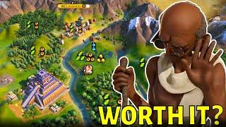 Civ 6 | Was A Starting Wonder Worth It? Wide Or Wonder?!? – (#1 Deity++ India Civilization VI)