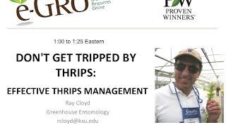 e-GRO Webinar - Thrips