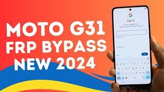 Moto G31 FRP Bypass 2024 Android 13 Without PC [New Update]