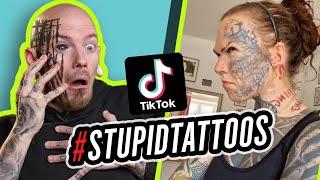 STUPID TIKTOK TATTOOS | Tattoo Critiques | Pony Lawson