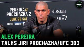 Alex Pereira on Jiri Prochazka's "shaman" comments: "If he doesn't believe, it's not my fault"