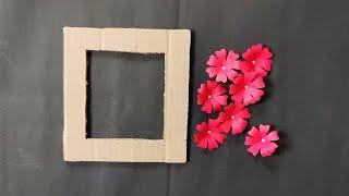 DIY Paper Flower Wall Hanging // DIY Wall Hanging // Paper Craft // WALL Decor