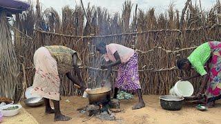 African village life#cooking  village food for Breakfast