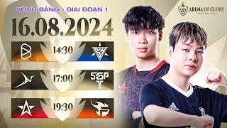 BOX VS SH | BSS VS SGP | 1S VS FPT - VÒNG BẢNG ĐTDV MÙA ĐÔNG 2024 | NGÀY 16/08