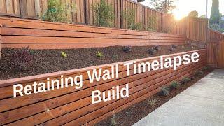 How to Build a Retaining Wall in 10 Days: A Timelapse Guide