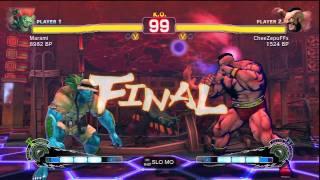 SSF4 : Zangief (Cheezepuffx) vs Blanka - Marami - Rank match HQ