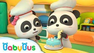 Fun Baby Panda Play & Learn Cake Cooking Colors Kids Game | Fun Kitchen Games For Children | BabyBus