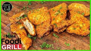 NINJA FOODI GRILL AIR FRIED CHICKEN THIGHS! | Ninja Foodi Grill Recipes!