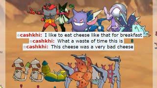 THIS OVERCONFIDENT TRASH NOOB GOT ANNIHILATED BY CHEESE ON POKEMON SHOWDOWN !!!!