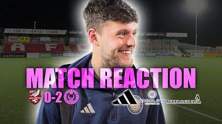 Stefan Mols vs Scarborough Athletic | Reaction | Vanarama National League North