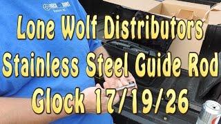 Lone Wolf Stainless Steel Guide Rod Assembly for Glock Pistols