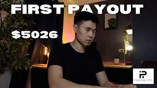 Funding Pips Payout - My First $5,016 Payout | Trade Breakdown