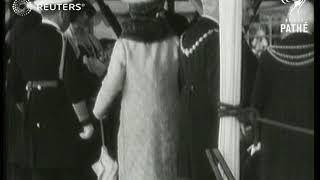 ROYAL: King attending opening of Lambeth Bridge (1932)