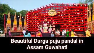 Beautiful Durga Puja pandal in Assam Guwahati #@Ankit tourism and travel