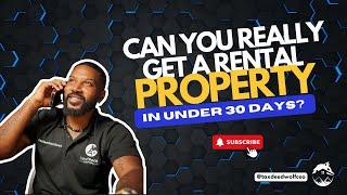 Get a Rental Property in 30 Days or Less | Tax Deed Wolf