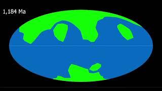 GPlates continental drift animation 1