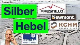 Silber (vs. Fresnillo KGHM Newmont Hecla iShares Silver) / fixe variable Kosten Hebelwirkung