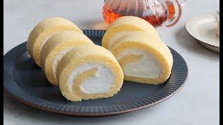 Eng Sub) 수플레 롤 케이크 - Souffle roll cake, スフレロールケーキ｜brechel