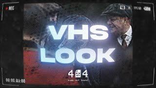 How To Make A VHS LOOK In After Effects