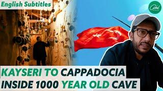 Inside 1000-Year-old Cave |  Kayseri to Cappadocia | Turkey Series.