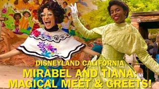 Mirabel and Tiana Talk About Their FAVORITE Disney Foods, Getting Powers & More! Disneyland #disney