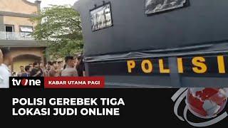 Situasi Terkini Usai Digerebek, Polisi Segel sebuah Ruko yang diduga Markas Judi Online | tvOne