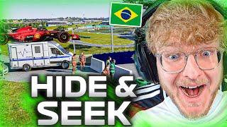 Mit F1 AUTOS in Brasilien HIDE & SEEK SPIELEN! - Härteste RUNDE jemals...  | CutterLukas