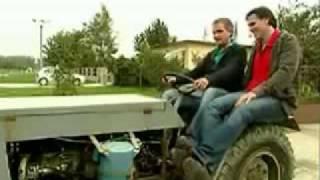 Funny Fall Off of Tractor Accident