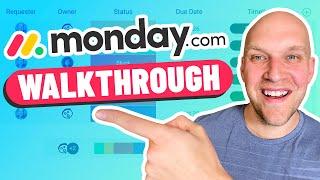 Monday.com Review & Tutorial (Best for New Users )